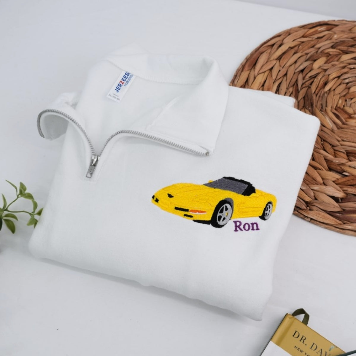 Sweats à capuche assortis brodés personnalisés avec ange et chat démon pour couples