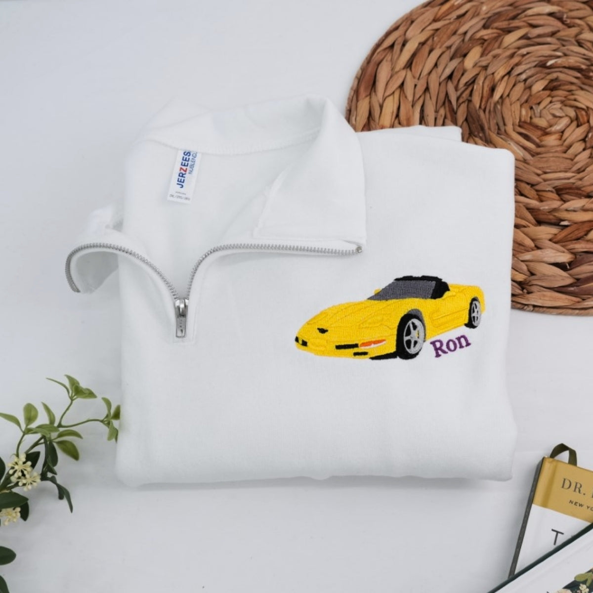 Sweats à capuche assortis brodés personnalisés avec ange et chat démon pour couples