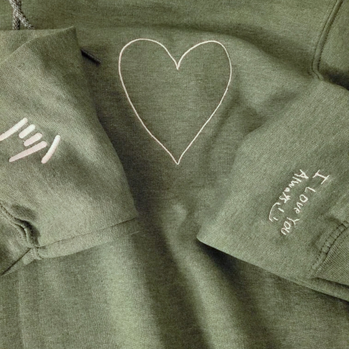 Individuell bestickte Engel- und Dämonenkatze-Kapuzenpullover für Paare