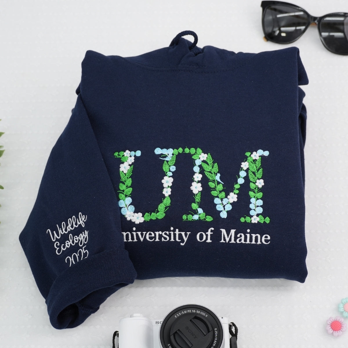 Sweats à capuche assortis brodés personnalisés avec ange et chat démon pour couples