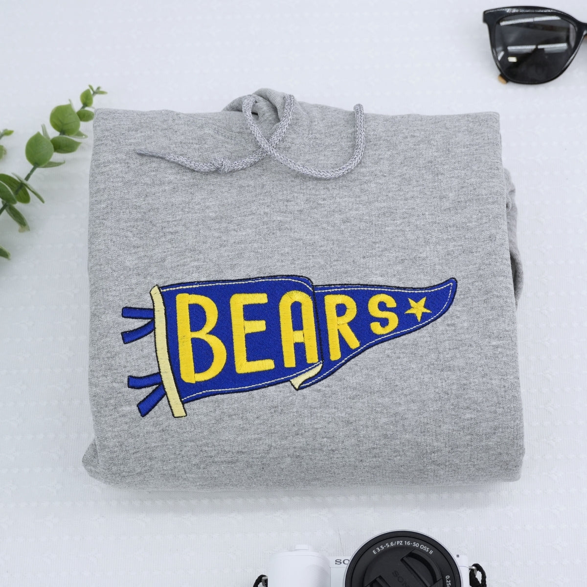 Sweats à capuche assortis brodés personnalisés avec ange et chat démon pour couples