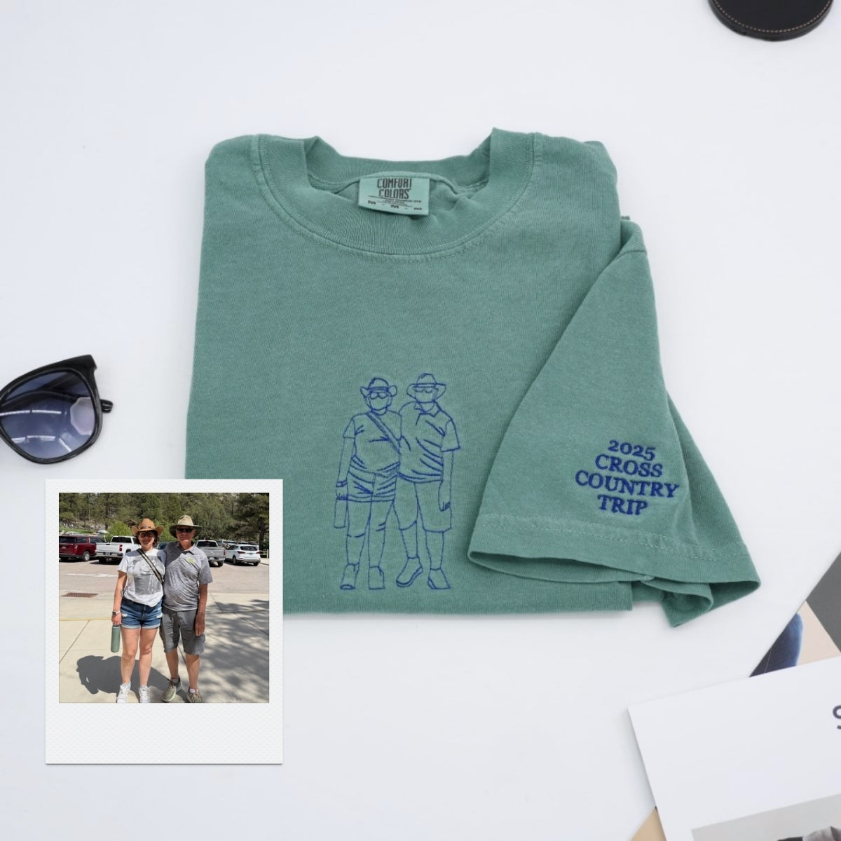 Individuell bestickte Engel- und Dämonenkatze-Kapuzenpullover für Paare