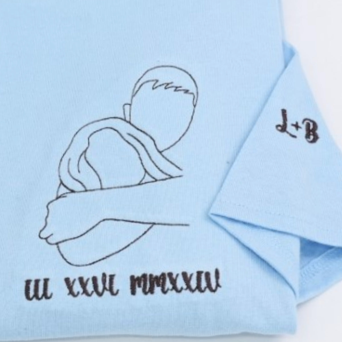 Individuell bestickte Engel- und Dämonenkatze-Kapuzenpullover für Paare