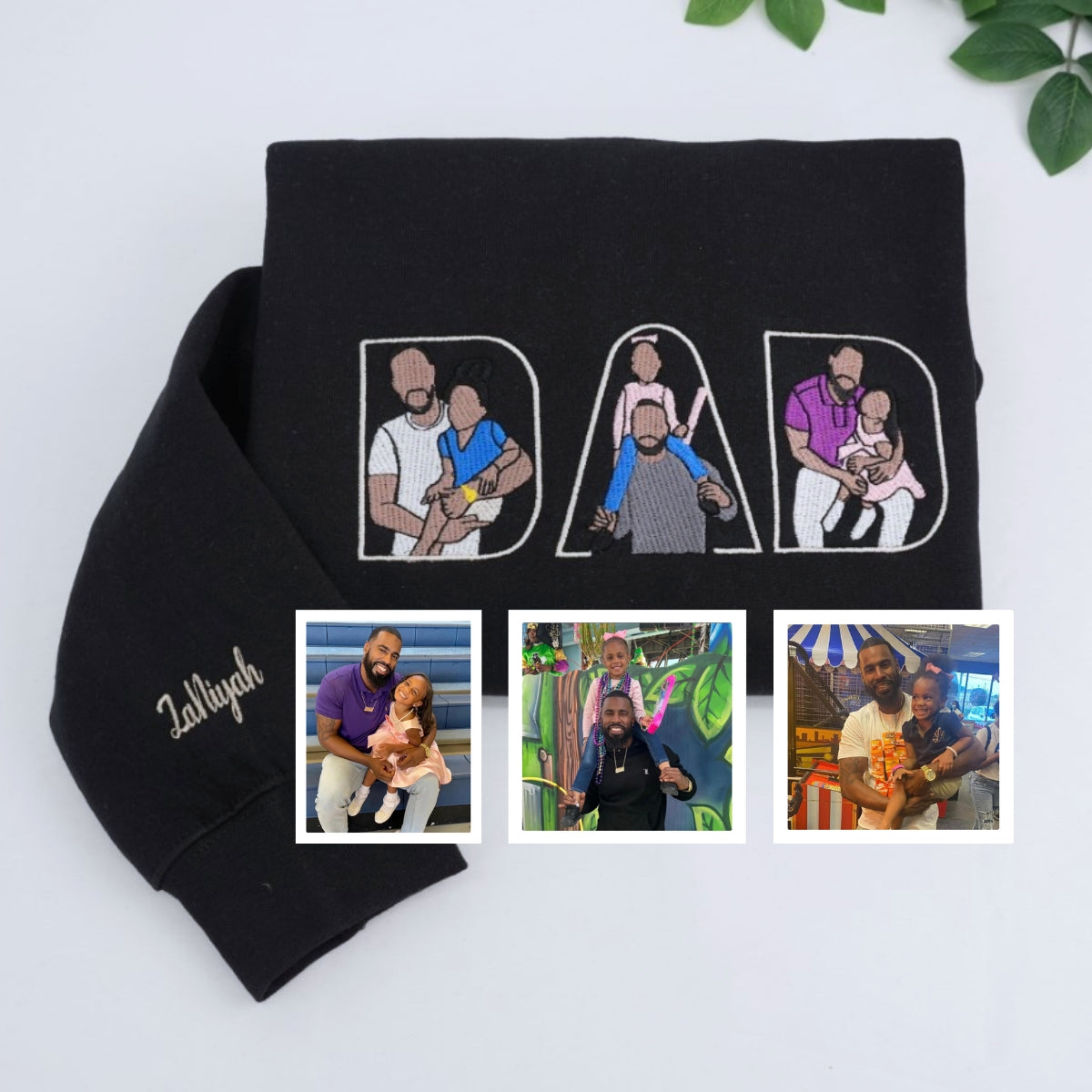 Sweats à capuche assortis brodés personnalisés avec ange et chat démon pour couples