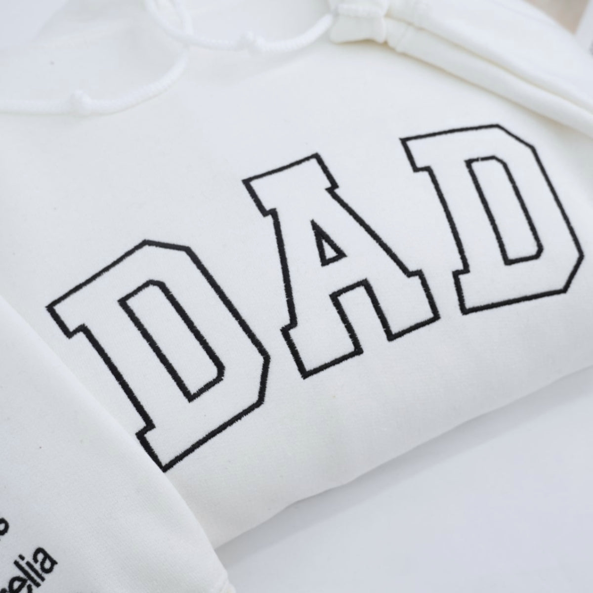Custom Dad Hoodies - Multiple Kids Names Embroidered Sweatshirts - Perfect Father's Day Gift