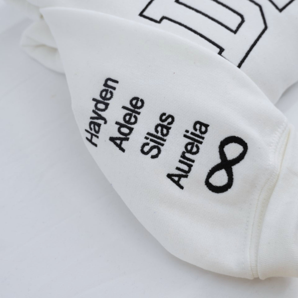 Individuell bestickte Engel- und Dämonenkatze-Kapuzenpullover für Paare