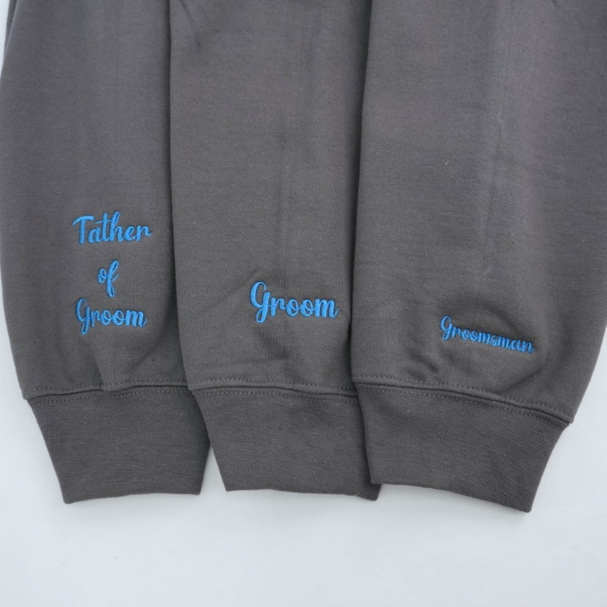 Individuell bestickte Engel- und Dämonenkatze-Kapuzenpullover für Paare