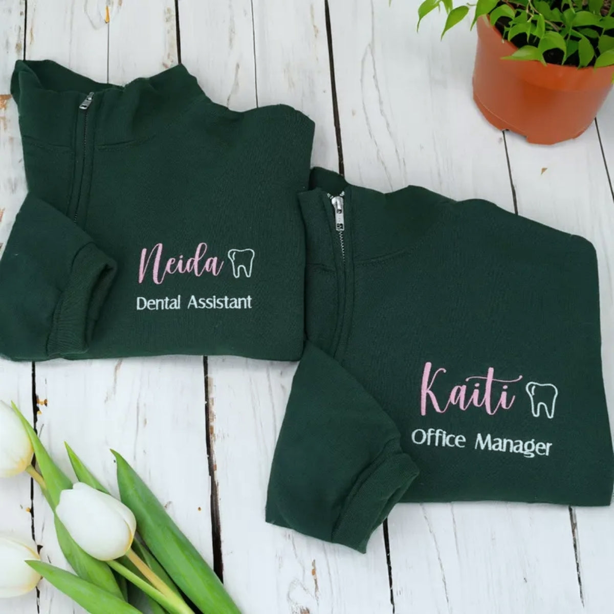 Sweats à capuche assortis brodés personnalisés avec ange et chat démon pour couples