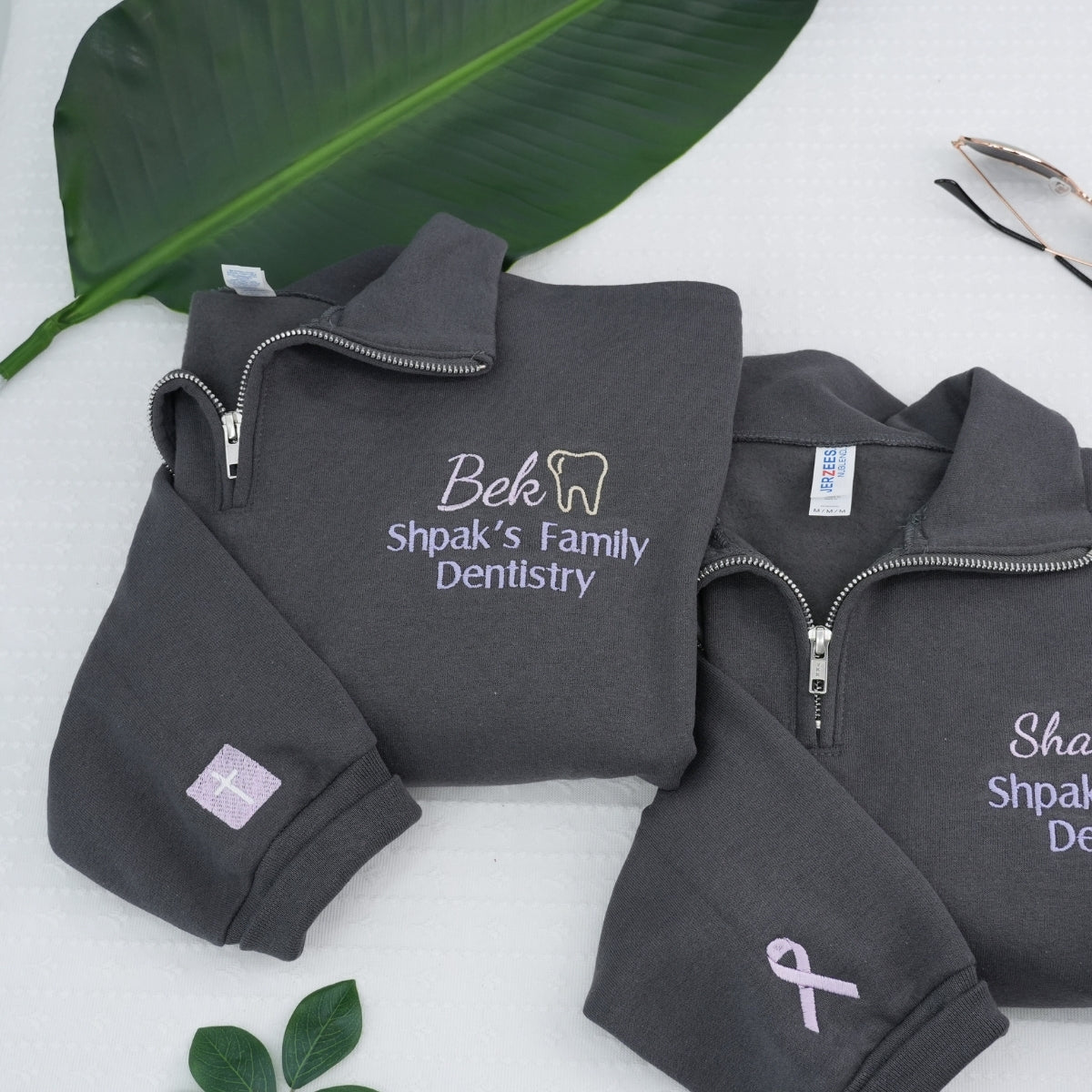 Sweats à capuche assortis brodés personnalisés avec ange et chat démon pour couples