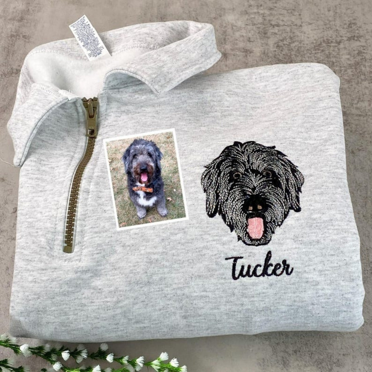 Individuell bestickte Engel- und Dämonenkatze-Kapuzenpullover für Paare