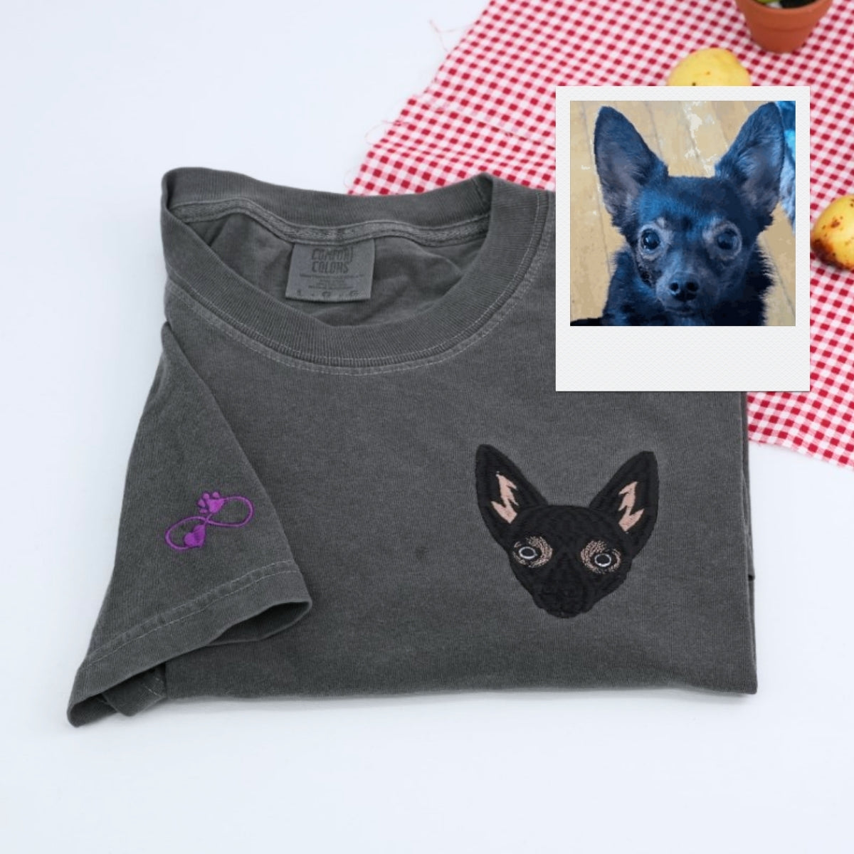 Sweats à capuche assortis brodés personnalisés avec ange et chat démon pour couples