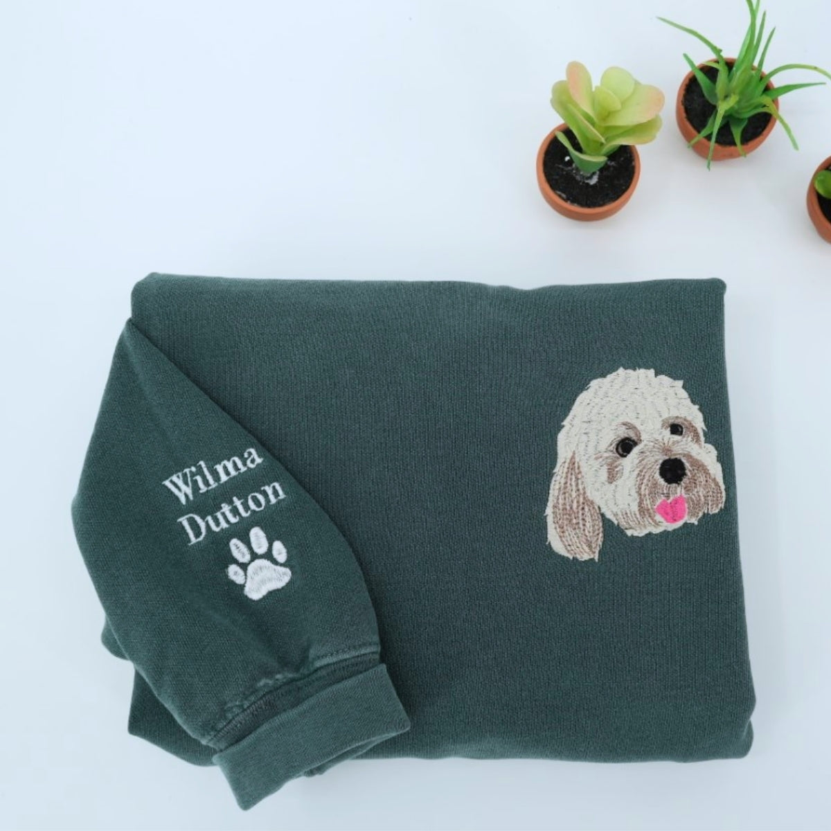 Individuell bestickte Engel- und Dämonenkatze-Kapuzenpullover für Paare