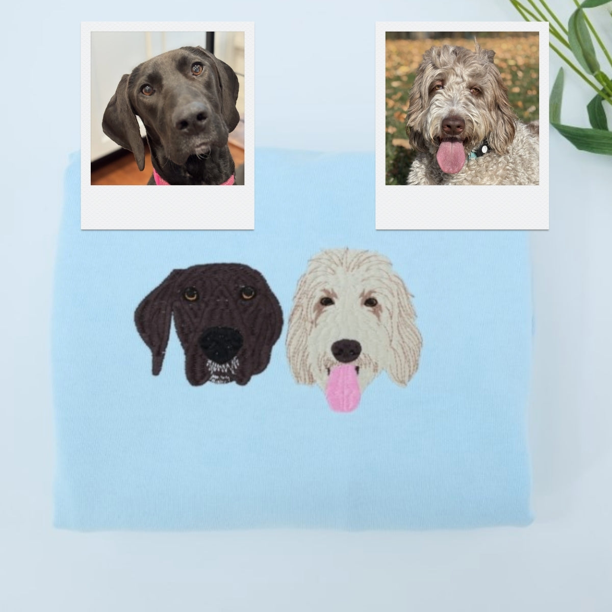 Individuell bestickte Engel- und Dämonenkatze-Kapuzenpullover für Paare