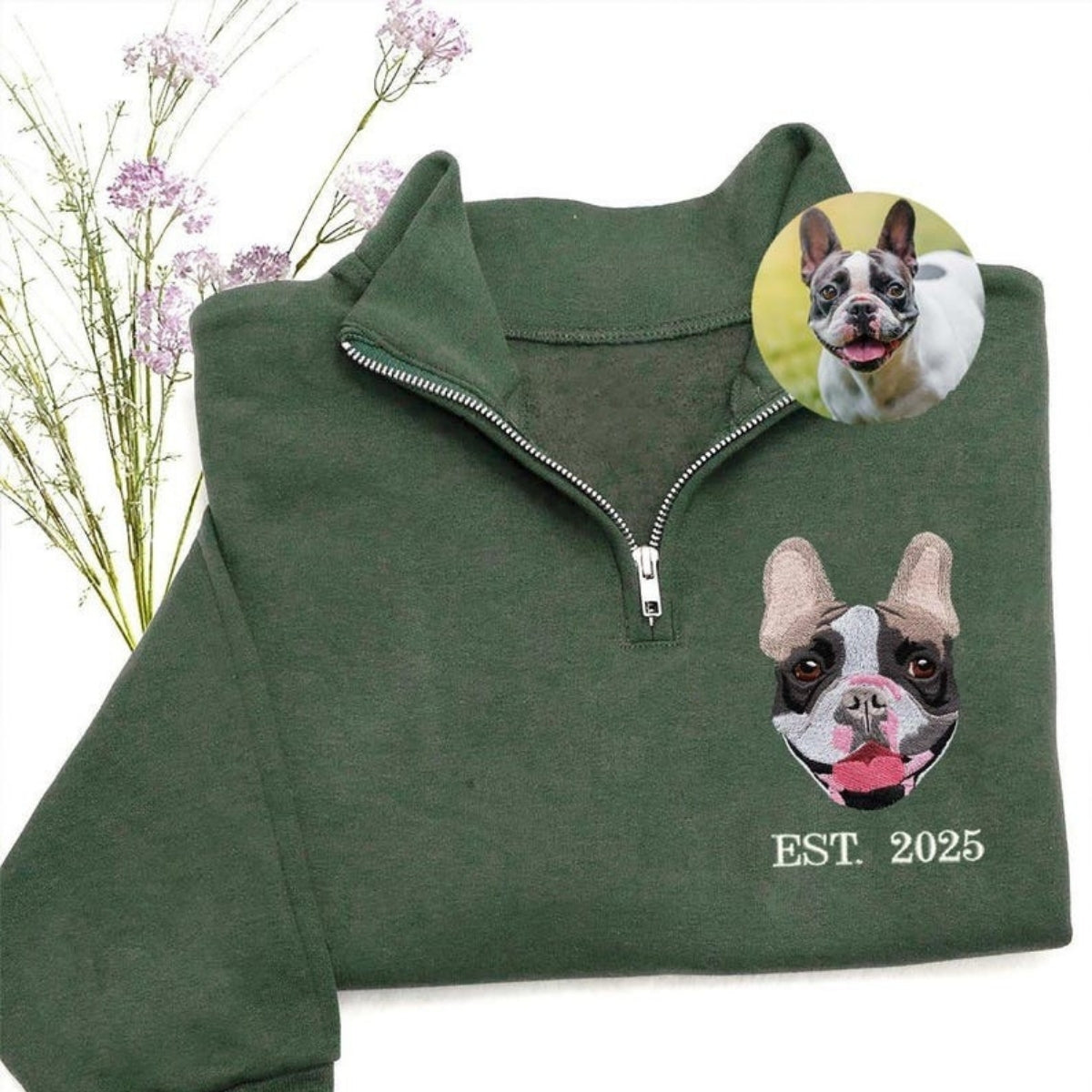 Sweats à capuche assortis brodés personnalisés avec ange et chat démon pour couples