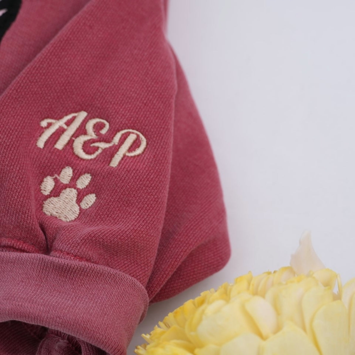 Individuell bestickte Engel- und Dämonenkatze-Kapuzenpullover für Paare