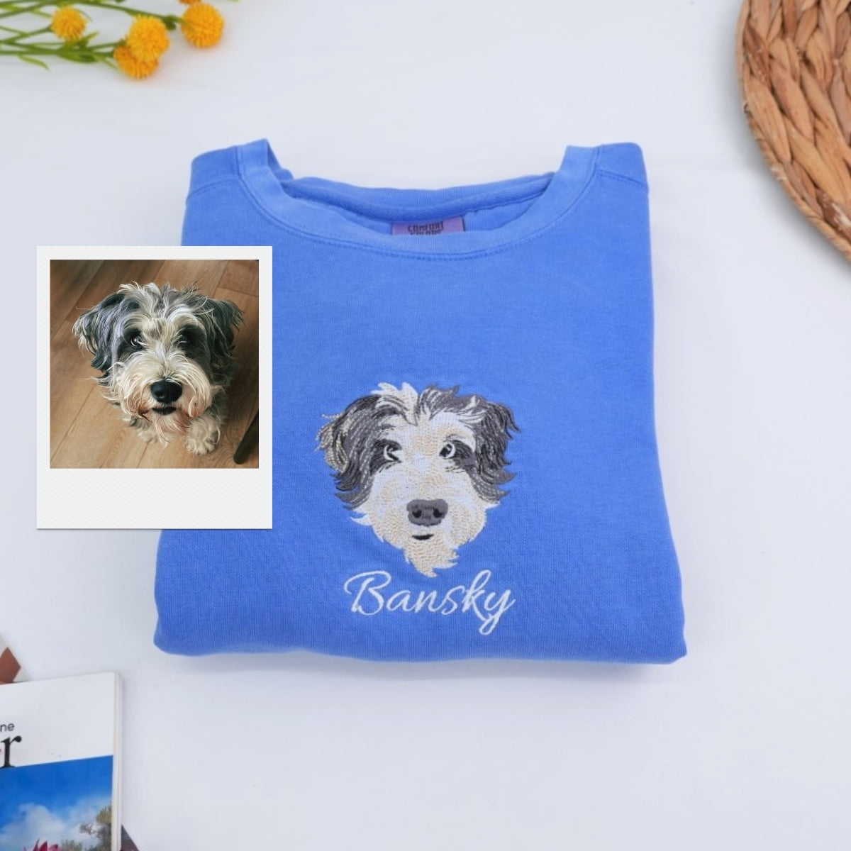 Individuell bestickte Engel- und Dämonenkatze-Kapuzenpullover für Paare