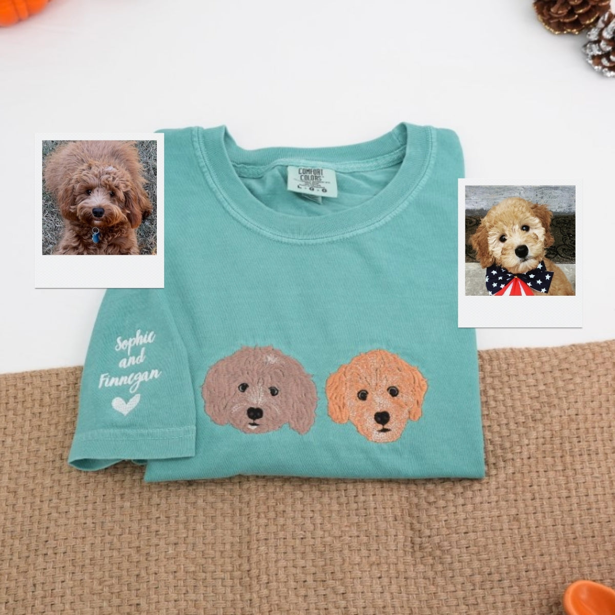Sweats à capuche assortis brodés personnalisés avec ange et chat démon pour couples