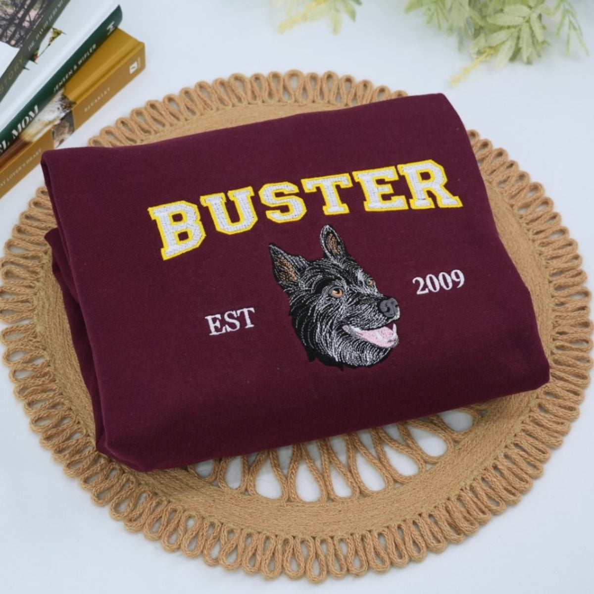 Individuell bestickte Engel- und Dämonenkatze-Kapuzenpullover für Paare