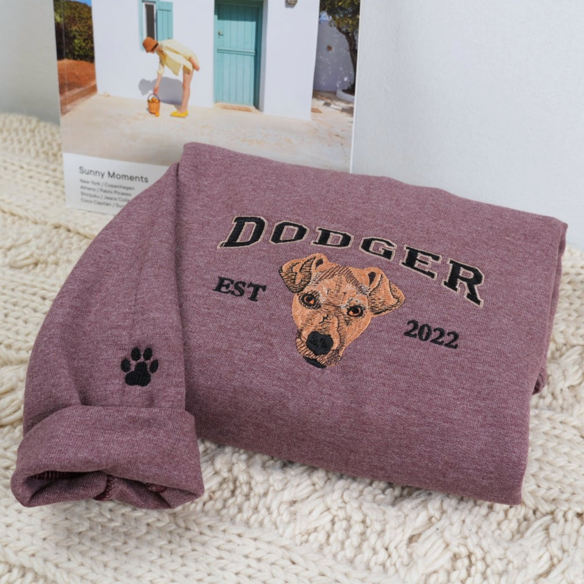 Individuell bestickte Engel- und Dämonenkatze-Kapuzenpullover für Paare