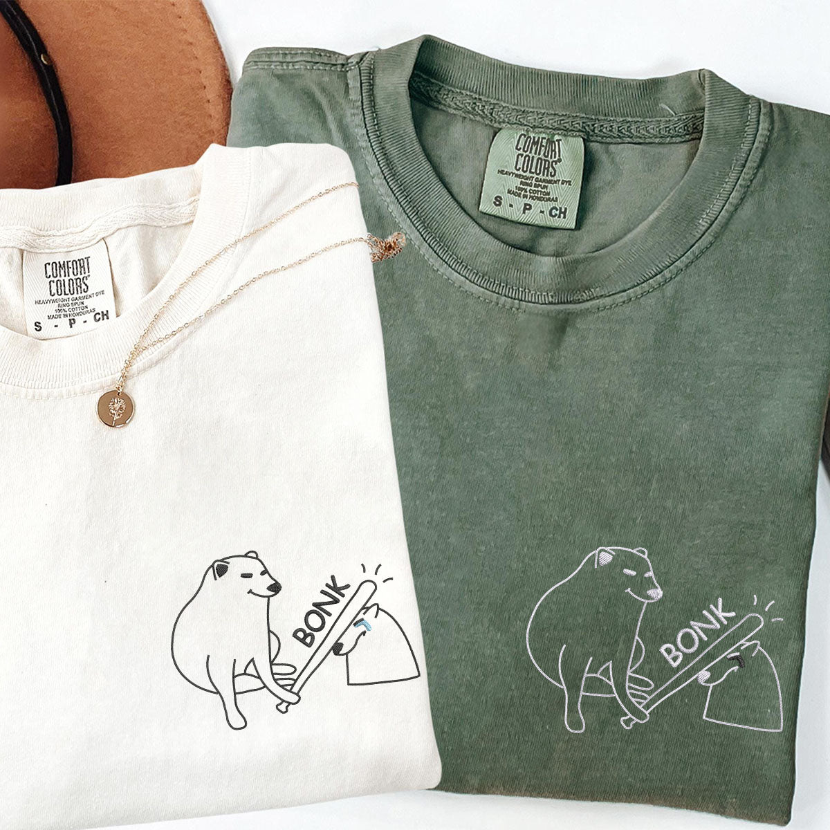 Individuell bestickte Angry Dog Passende T-Shirts für Paare