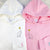 Individuell bestickte Baby-Elefanten-Kapuzenpullover für Paare