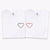 Custom Embroidered Barbwire Heart Matching T-shirts for Couples