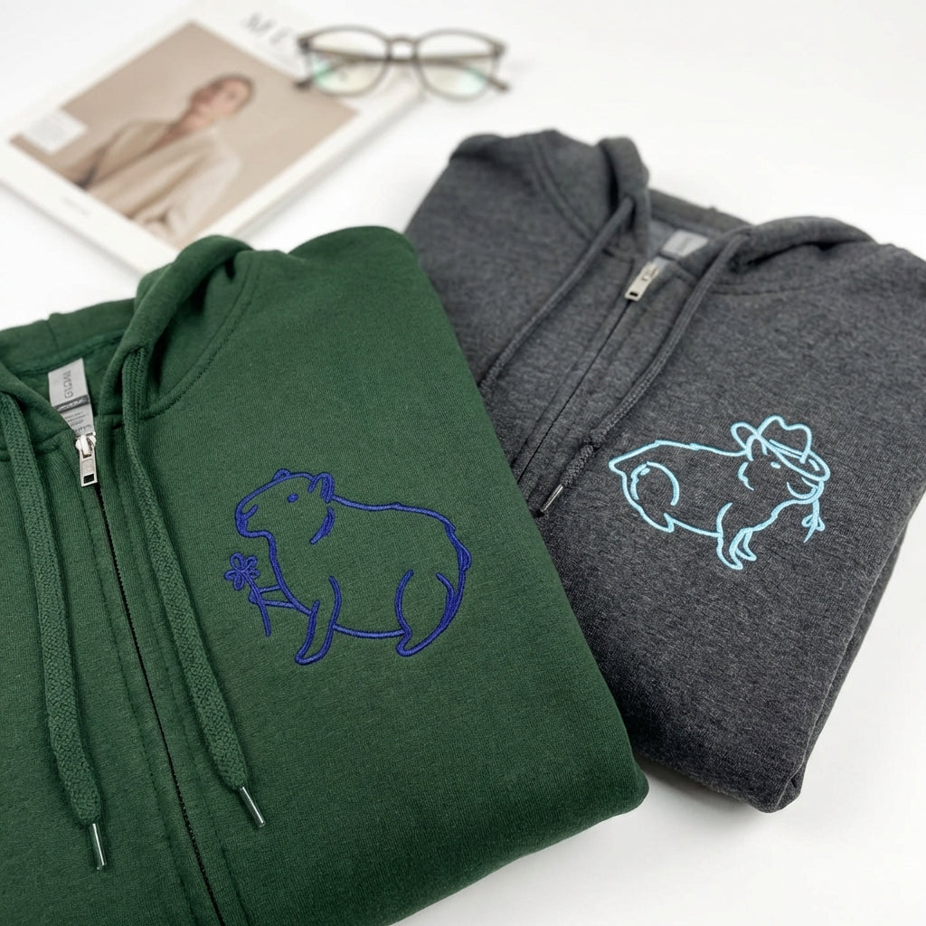 Somebody Somebody's Problem Paare benutzerdefinierte bestickte passende Hoodies für Paare