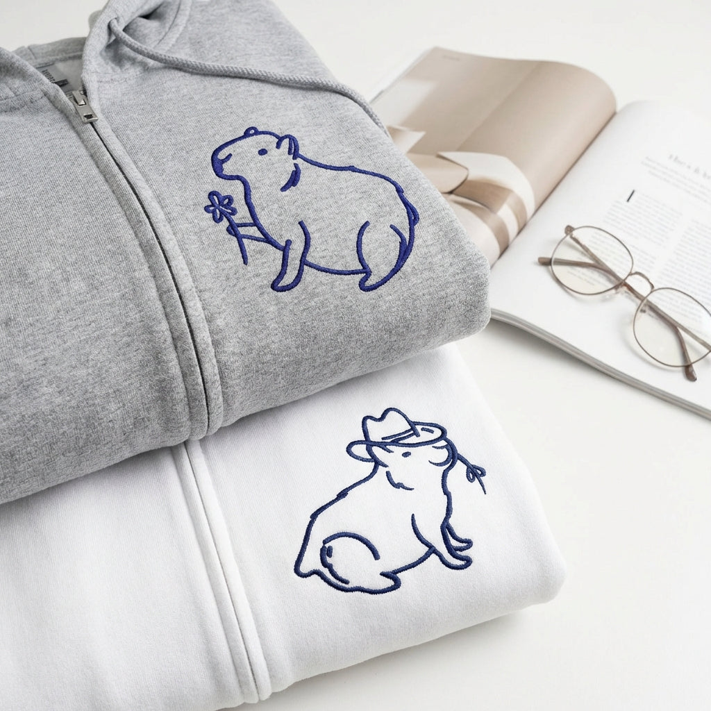 Somebody Somebody's Problem Paare benutzerdefinierte bestickte passende Hoodies für Paare