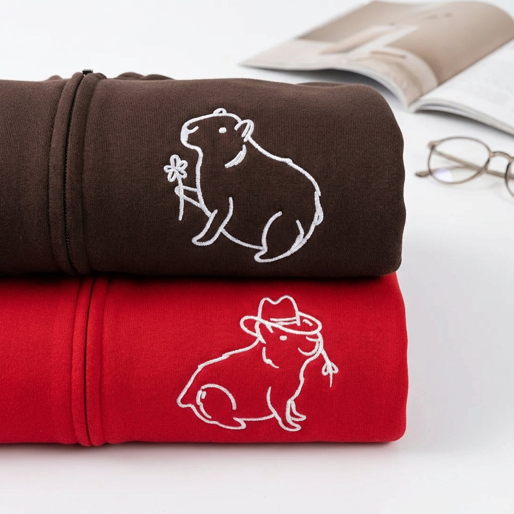 Somebody Somebody's Problem Paare benutzerdefinierte bestickte passende Hoodies für Paare