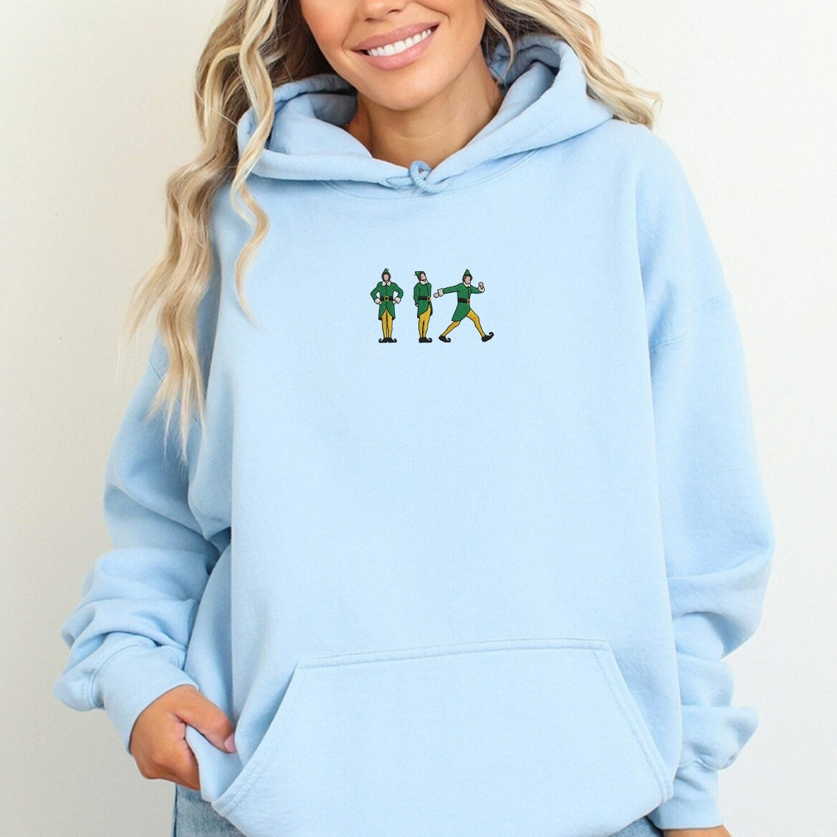 Individuell bestickte Engel- und Dämonenkatze-Kapuzenpullover für Paare