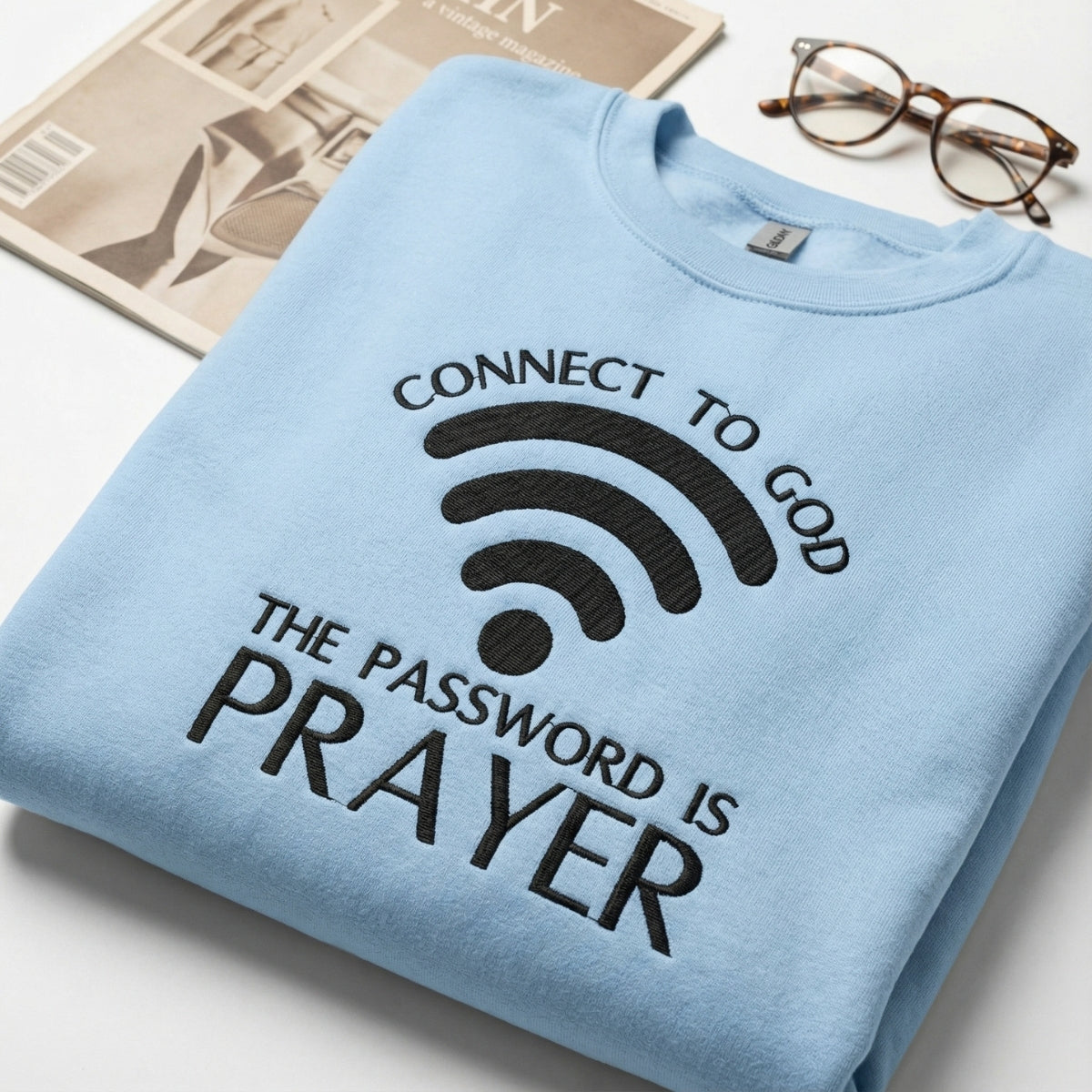 Individuell bestickte Engel- und Dämonenkatze-Kapuzenpullover für Paare