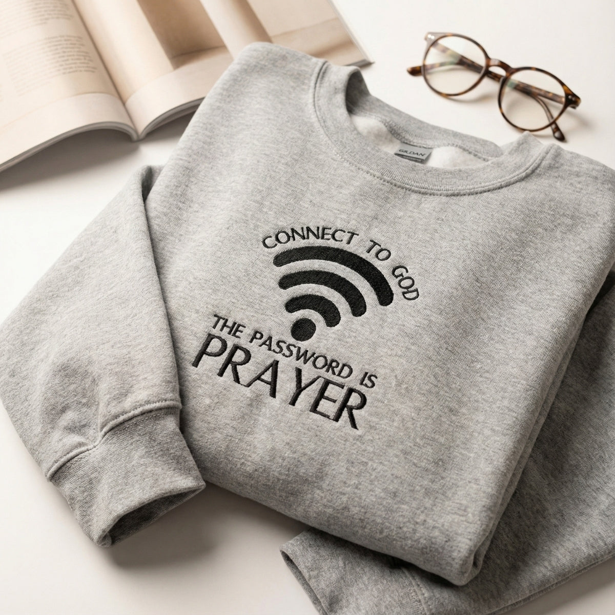 Individuell bestickte Engel- und Dämonenkatze-Kapuzenpullover für Paare