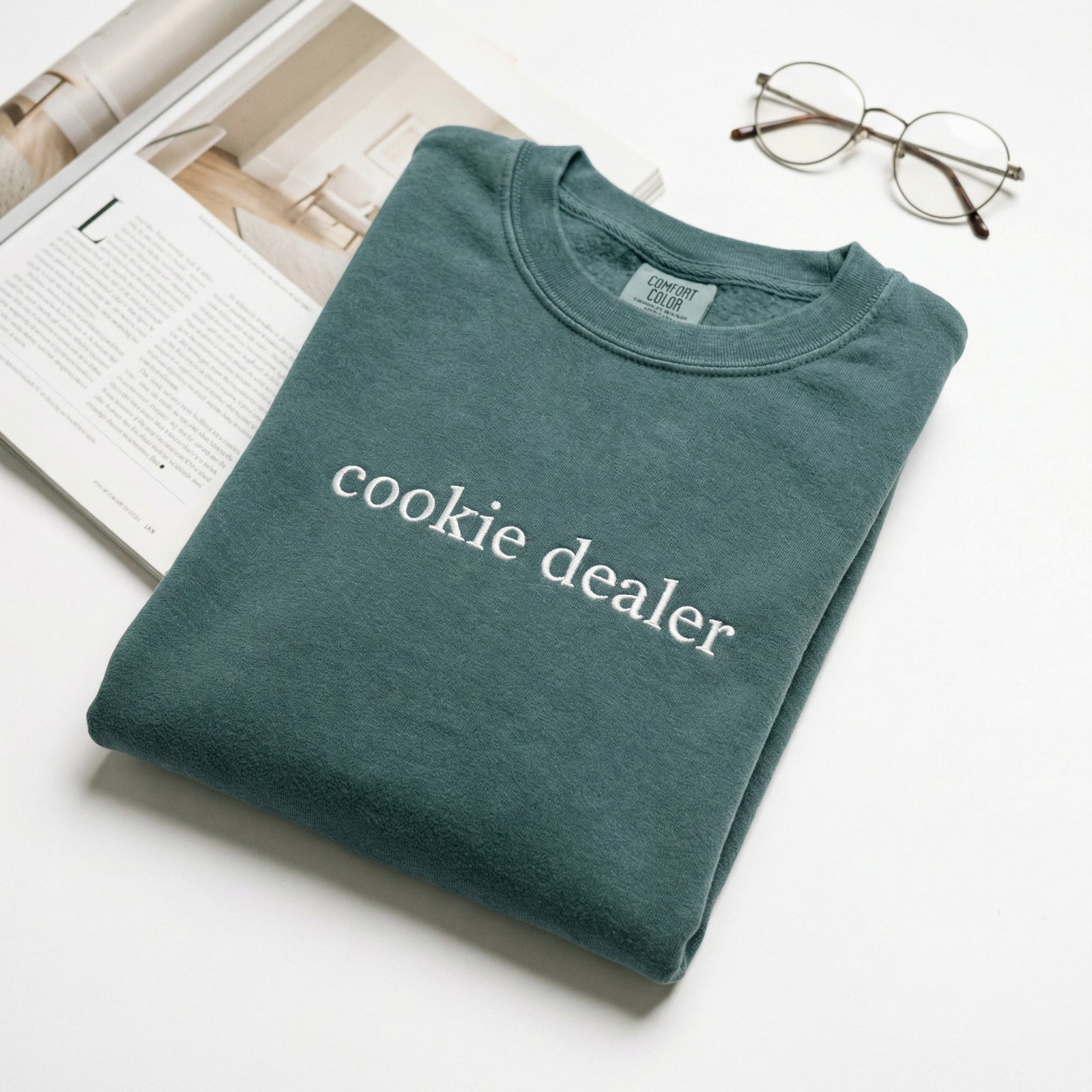 Custom Embroidered Cookie Dealer T-Shirt - Funny Baker Gift