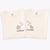 Custom Embroidered Cute Couple Birds Custom Roman Numeral Matching T-shirts for Couples