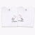 Custom Embroidered Cute Couple Birds Custom Roman Numeral Matching T-shirts for Couples