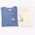 Custom Embroidered Cute Couple Birds Custom Roman Numeral Matching T-shirts for Couples