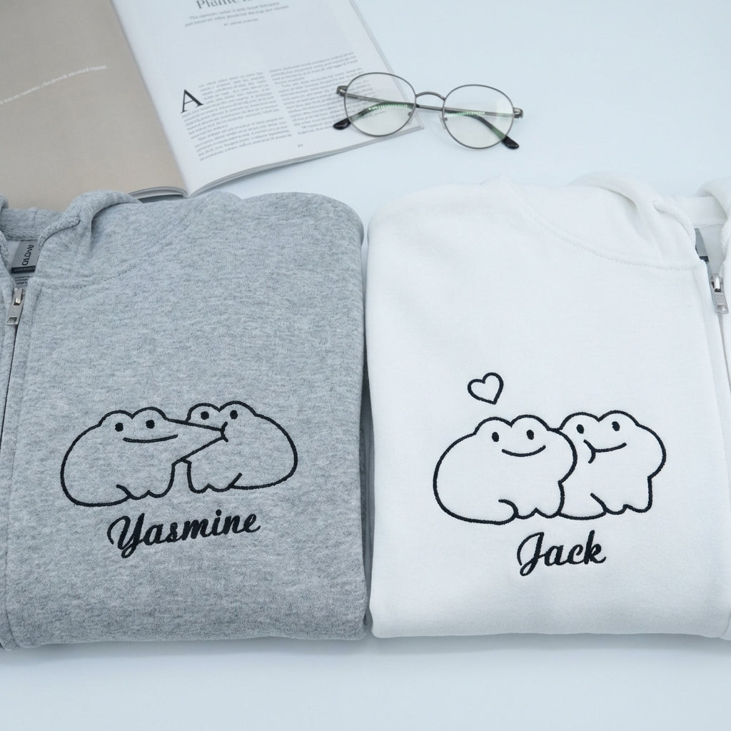 Somebody Somebody's Problem Paare benutzerdefinierte bestickte passende Hoodies für Paare