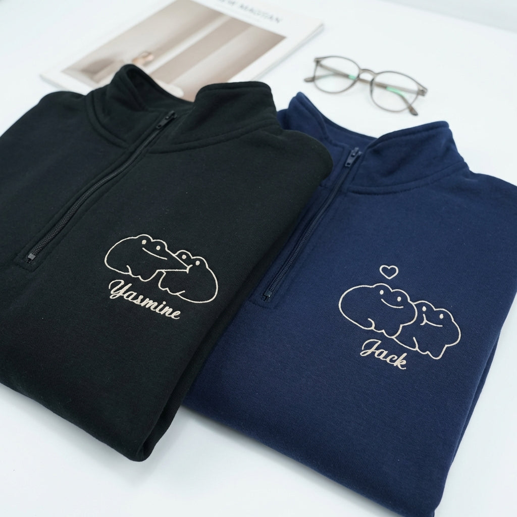 Somebody Somebody's Problem Paare benutzerdefinierte bestickte passende Hoodies für Paare