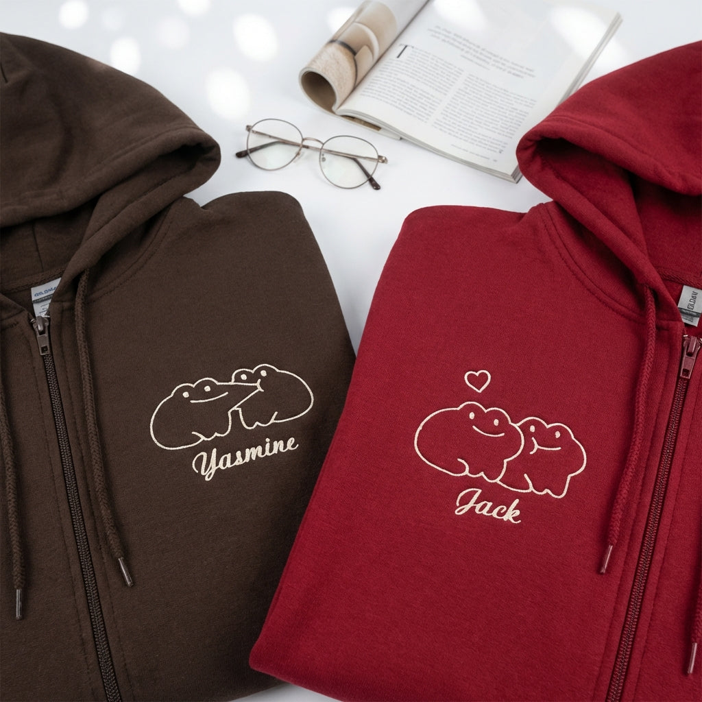Somebody Somebody's Problem Paare benutzerdefinierte bestickte passende Hoodies für Paare