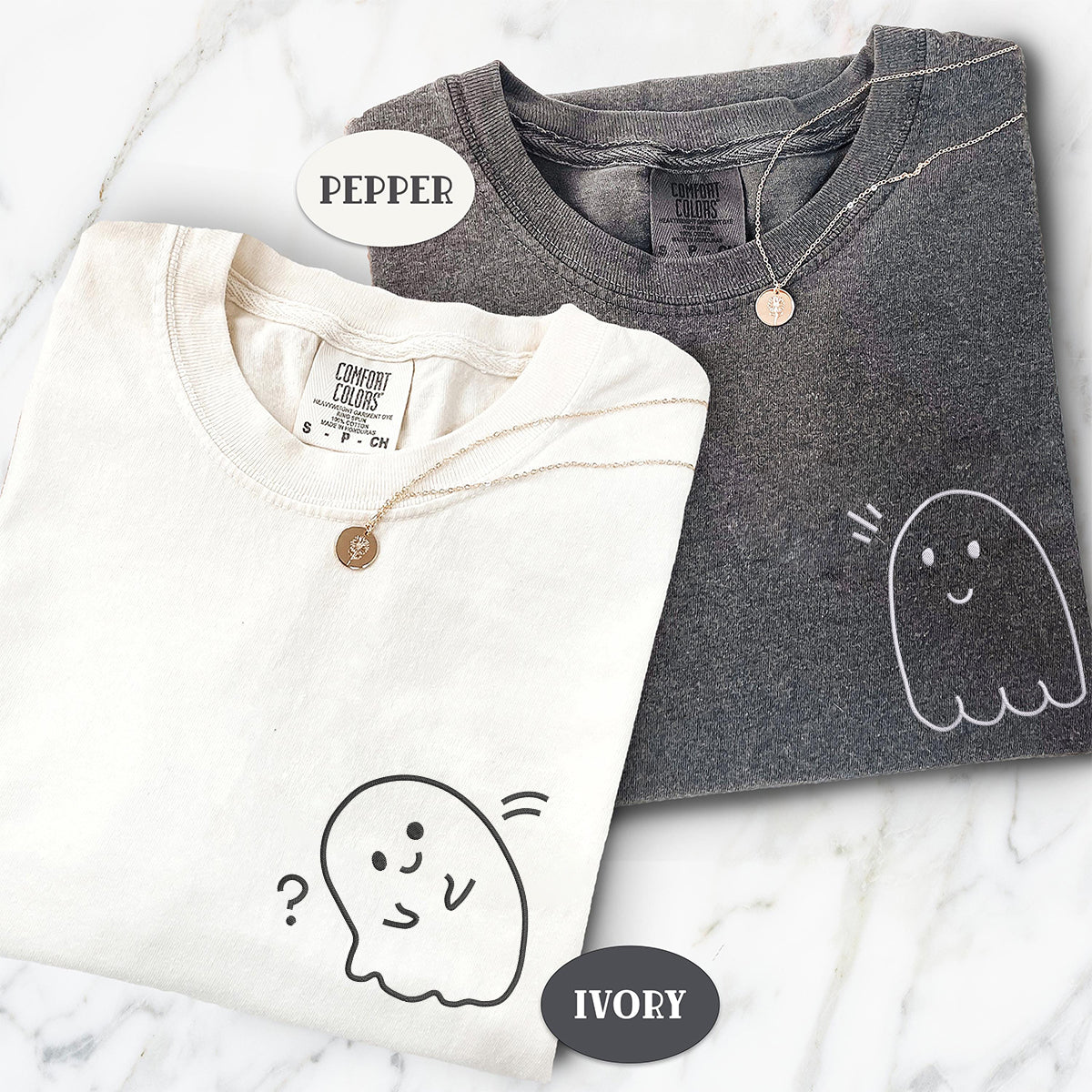 T-shirts assortis brodés personnalisés Roi et Reine des Grenouilles pour couples