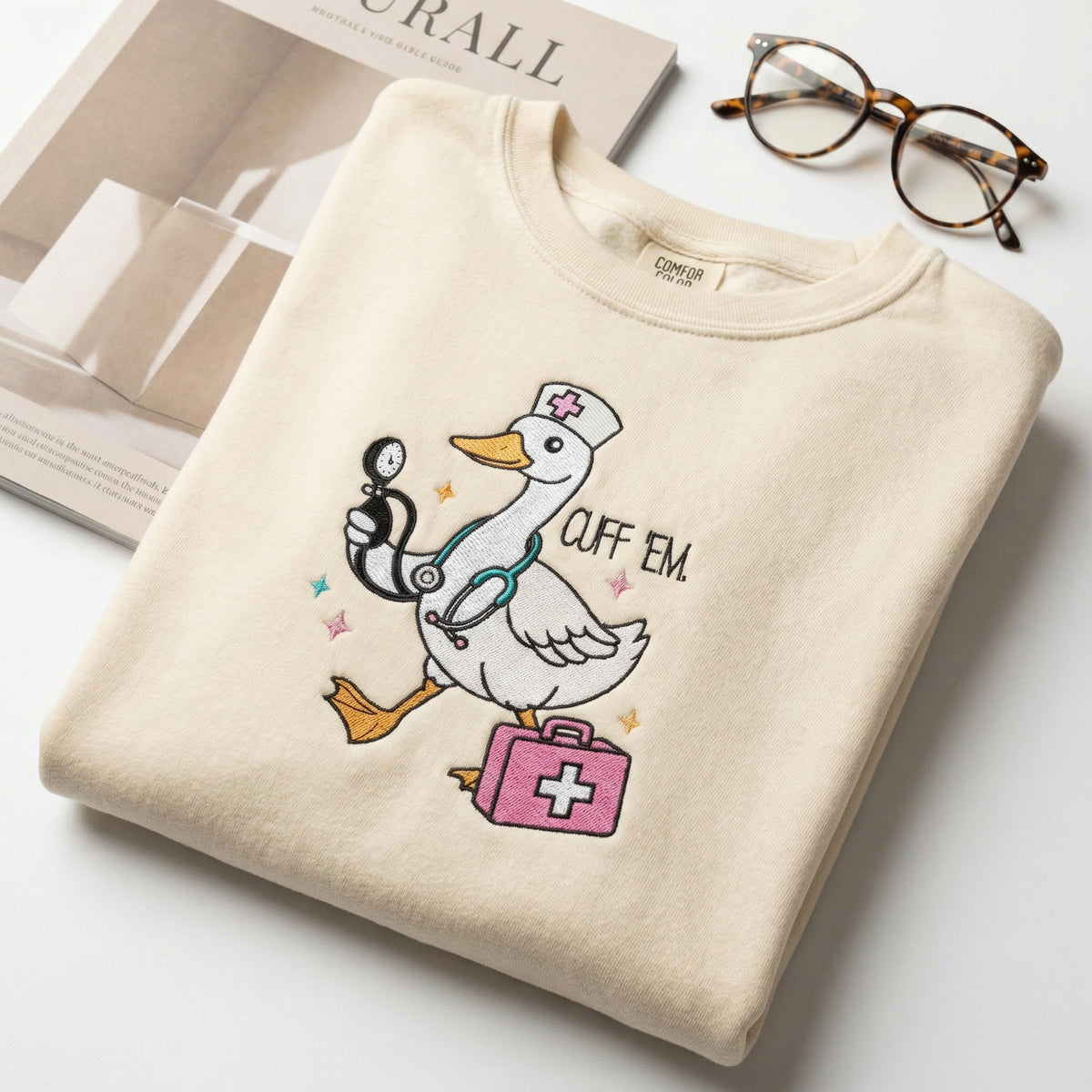 Individuell bestickte Engel- und Dämonenkatze-Kapuzenpullover für Paare