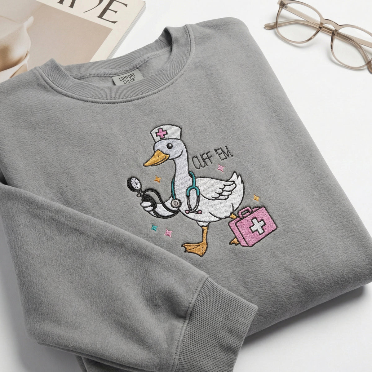 Individuell bestickte Engel- und Dämonenkatze-Kapuzenpullover für Paare