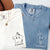 T-shirts personnalisés brodés avec des étoiles mignonnes et des chiffres romains pour couples