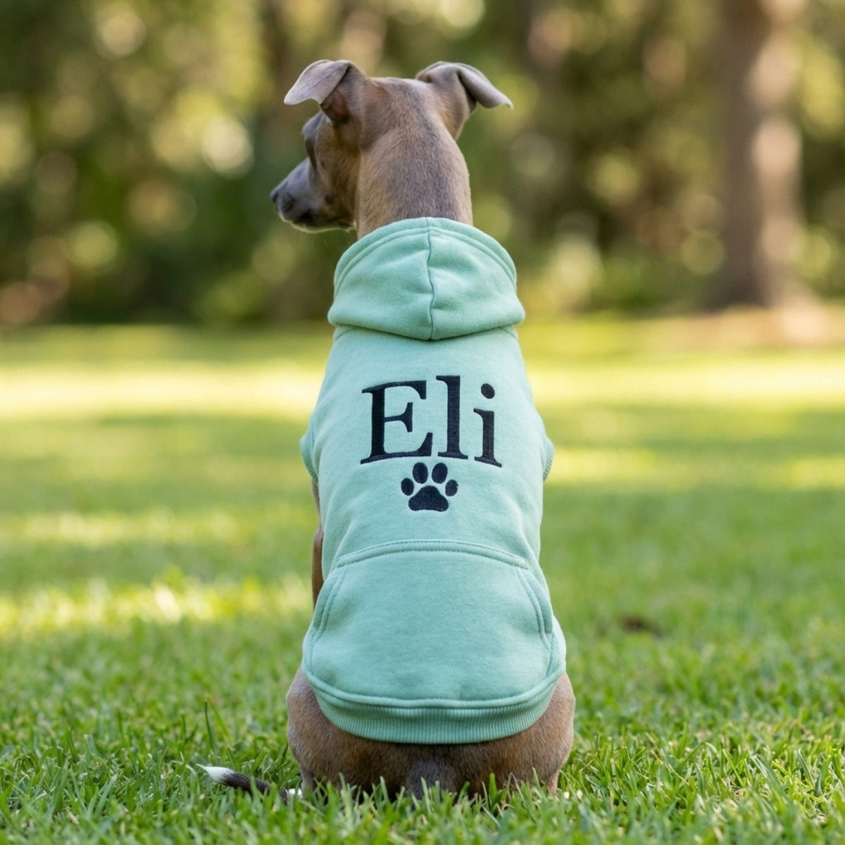 Individuell bestickte Engel- und Dämonenkatze-Kapuzenpullover für Paare