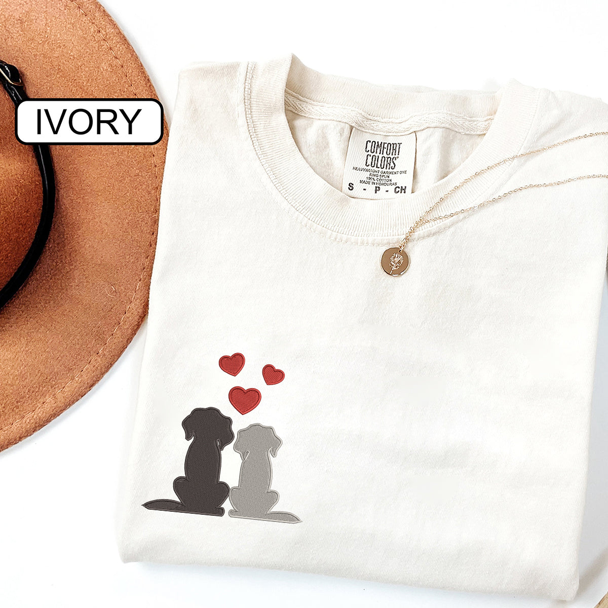 T-shirts assortis brodés personnalisés Roi et Reine des Grenouilles pour couples