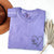 Individuell bestickte Blumenherz-T-Shirts für Paare