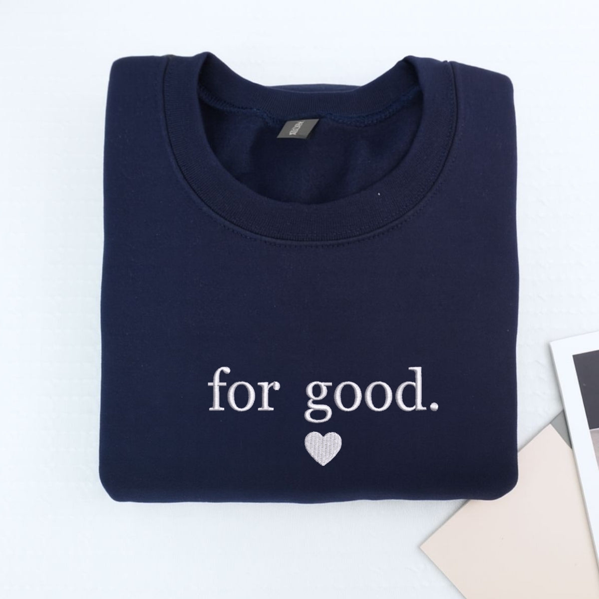 Individuell bestickte Engel- und Dämonenkatze-Kapuzenpullover für Paare