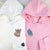 Custom Embroidered Fox and Bird Matching Hoodies for Couples