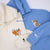 Custom Embroidered Fox and Rabbit Matching Hoodies for Couples