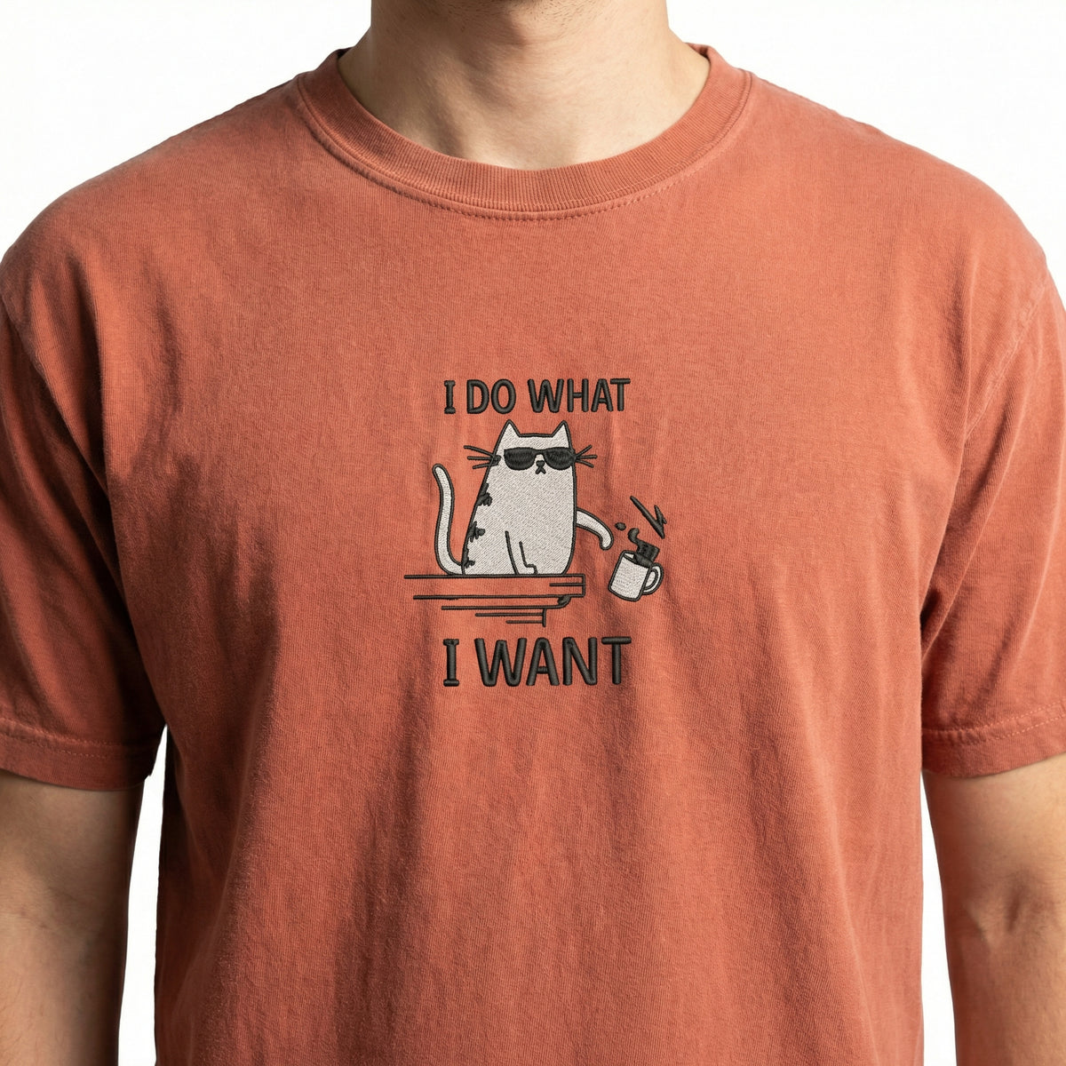 Individuell bestickte Engel- und Dämonenkatze-Kapuzenpullover für Paare